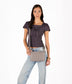 JINA Vegan Shoulder Bag - Grain | Color: Fudge - variant::fudge