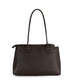 JORDI Vegan Tote Satchel – Grain | Color: Fudge - variant::fudge