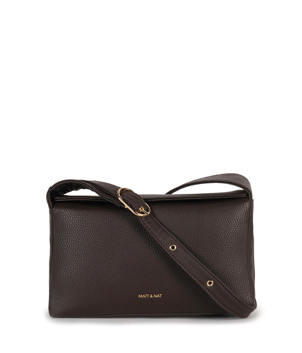 KERI Vegan Crossbody Bag – Grain | Color: Fudge - variant::fudge