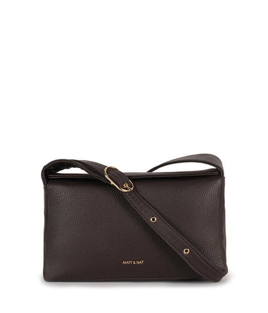 KERI Vegan Crossbody Bag – Grain | Color: Fudge - variant::fudge