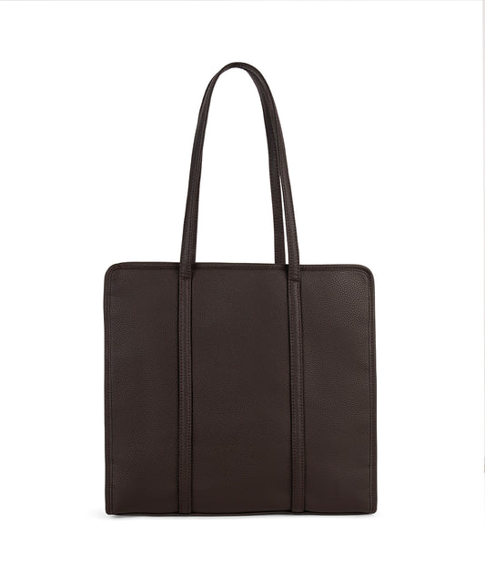 LUSIK Vegan Tote Bag – Grain | Color: Fudge - variant::fudge