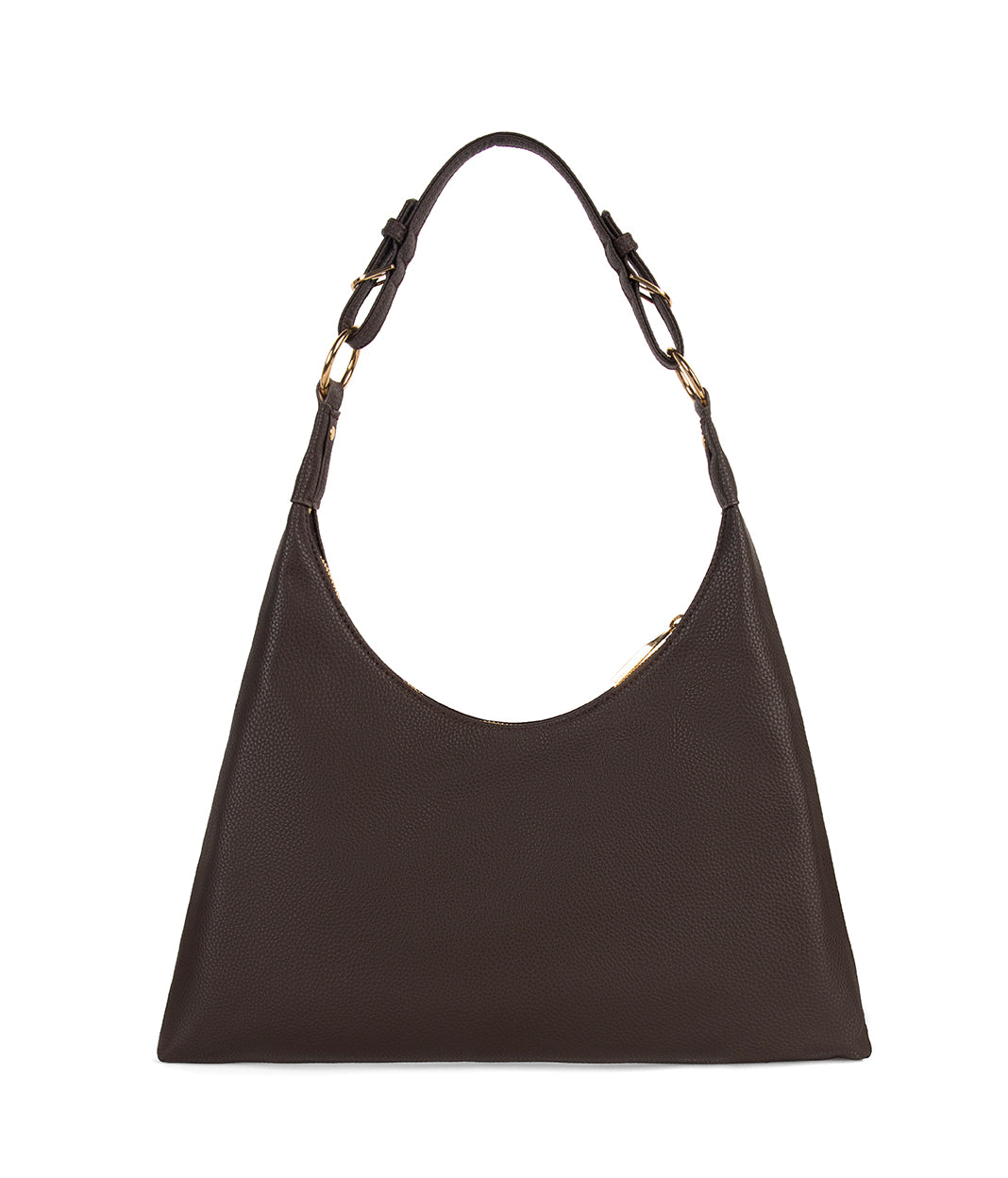 MORGAN Vegan Hobo Bag – Grain | Color: Fudge - variant::fudge