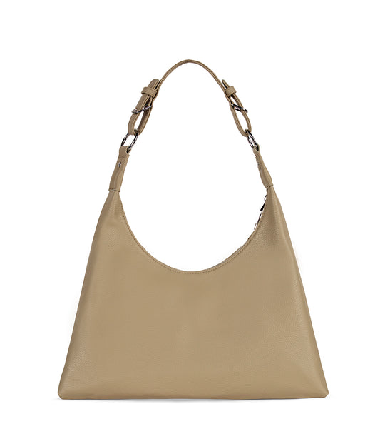 MORGAN Vegan Hobo Bag – Grain | Color: Almond - variant::almond