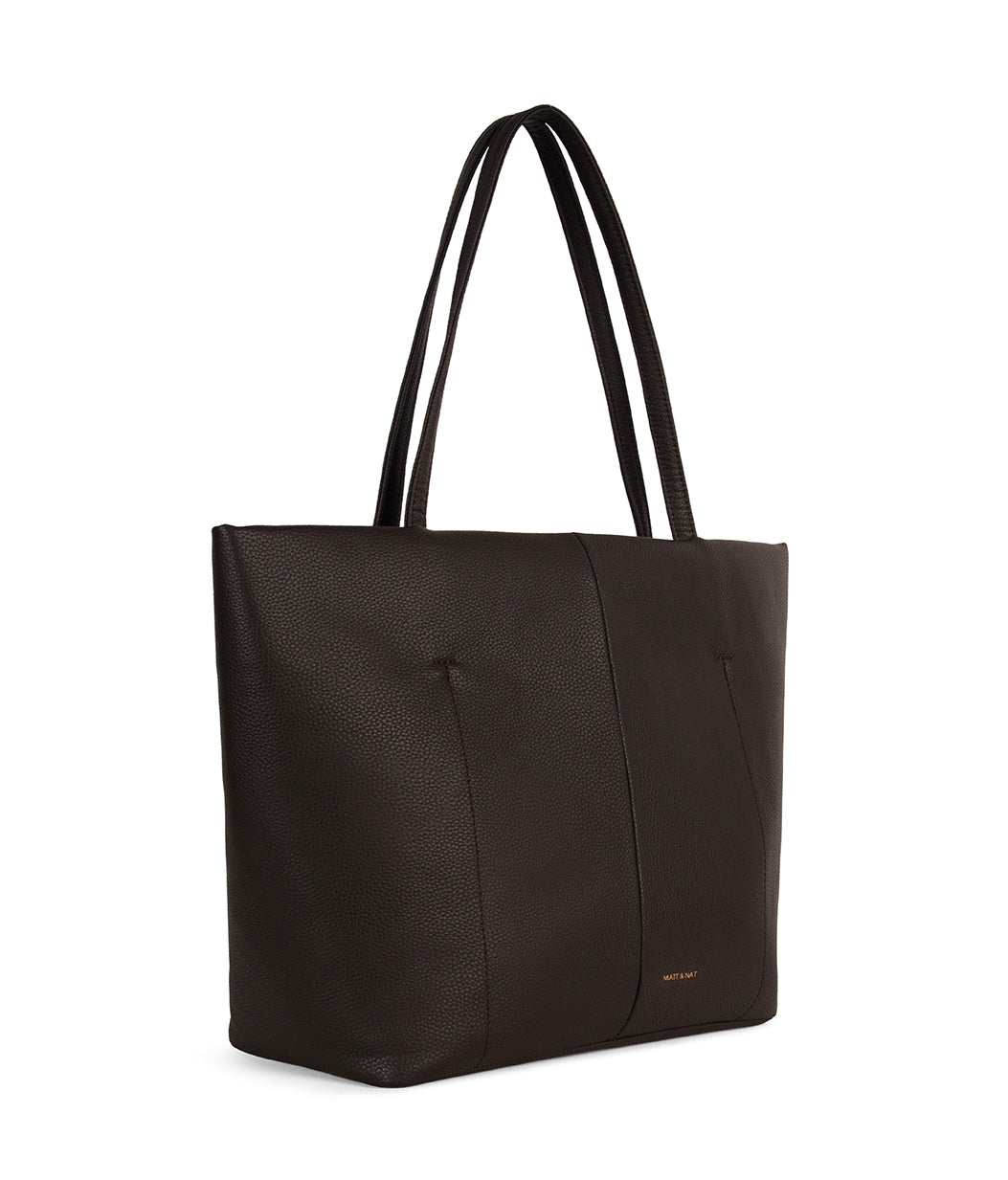 NATALIA Vegan Tote Bag – Grain | Color: Fudge - variant::fudge
