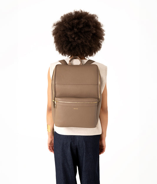 REMI Vegan Backpack - Grain | Color: Fudge - variant::fudge