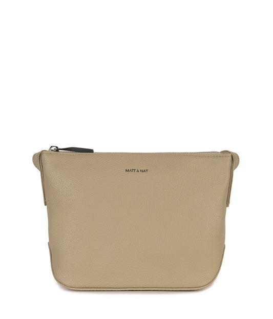 SAM Vegan Crossbody Bag - Grain | Color: Almond - variant::almond