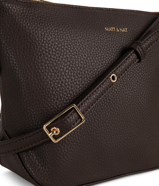 SAM Vegan Crossbody Bag - Grain | Color: Fudge - variant::fudge