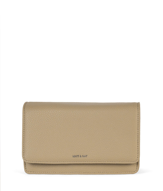 BEE Vegan Crossbody Bag - Grain | Color: Almond - variant::almond