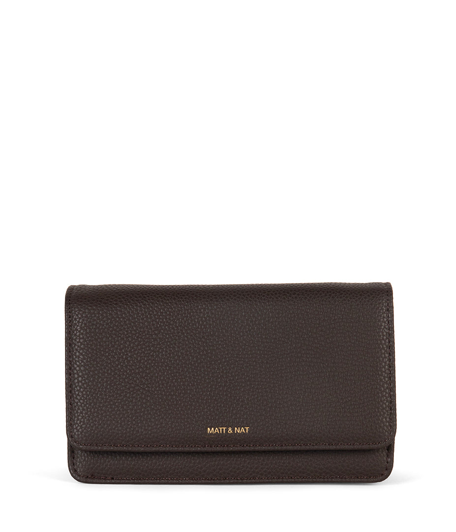 BEE Vegan Crossbody Bag - Grain | Color: Fudge - variant::fudge