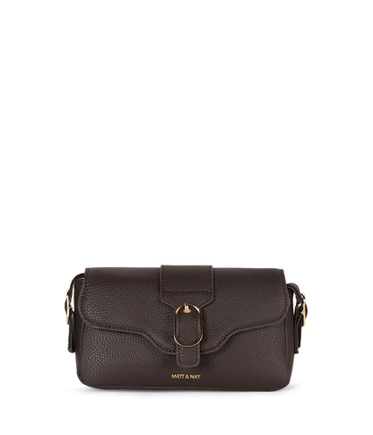 ISABELLE SM Vegan Crossbody Bag – Grain | Color: Fudge - variant::fudge