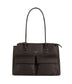 JORDI Vegan Tote Satchel – Grain | Color: Fudge - variant::fudge
