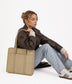 LUSIK Vegan Tote Bag – Grain | Color: Fudge - variant::fudge
