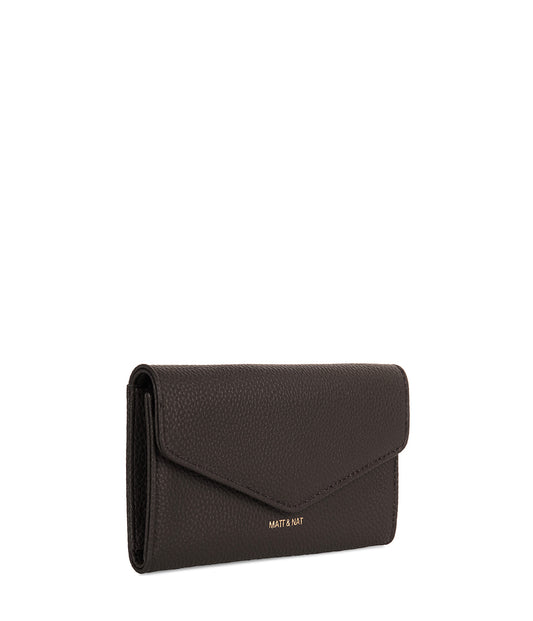 RAYE Vegan Wallet - Grain | Color: Fudge - variant::fudge
