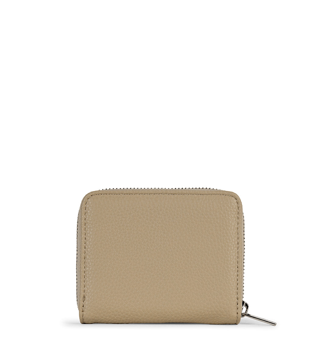 RUE Small Vegan Zip Wallet - Grain | Color: Almond - variant::almond