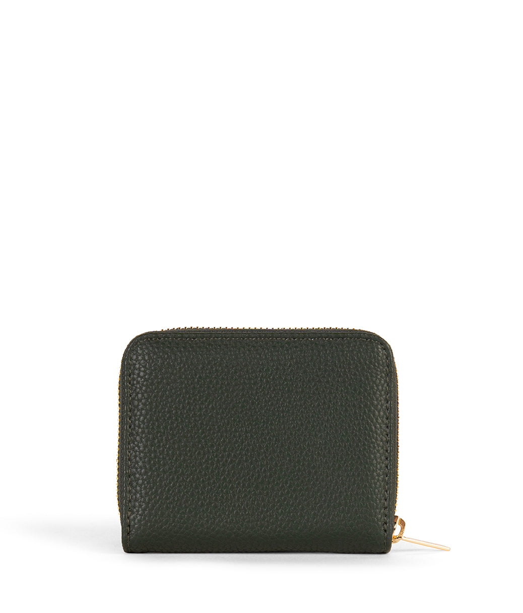 RUE Small Vegan Zip Wallet - Grain | Color: Rosemary - variant::rosemary