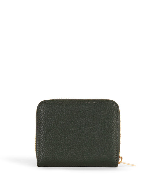 RUE Small Vegan Zip Wallet - Grain | Color: Rosemary - variant::rosemary
