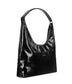 DONNA Vegan Hobo Bag - Groove | Color: Black - variant::black