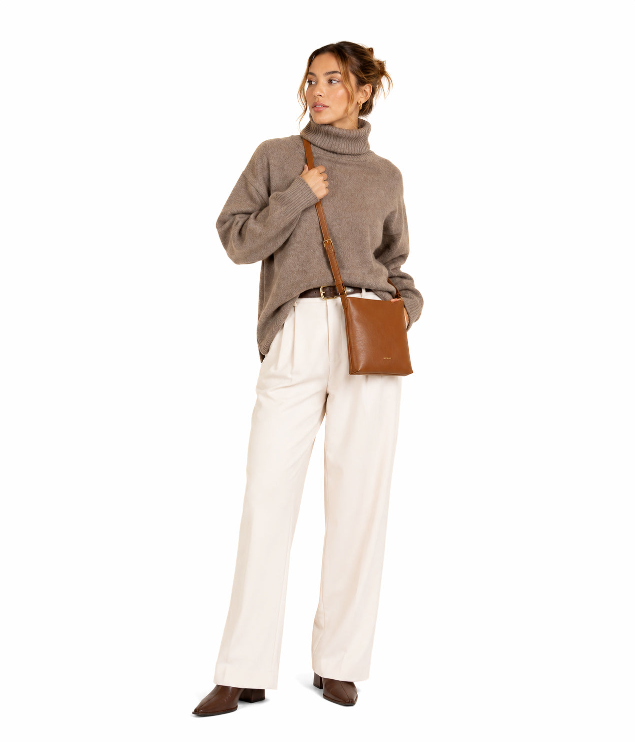 MORSE Vegan Crossbody Bag - Theme | Color: Rust - variant::rust