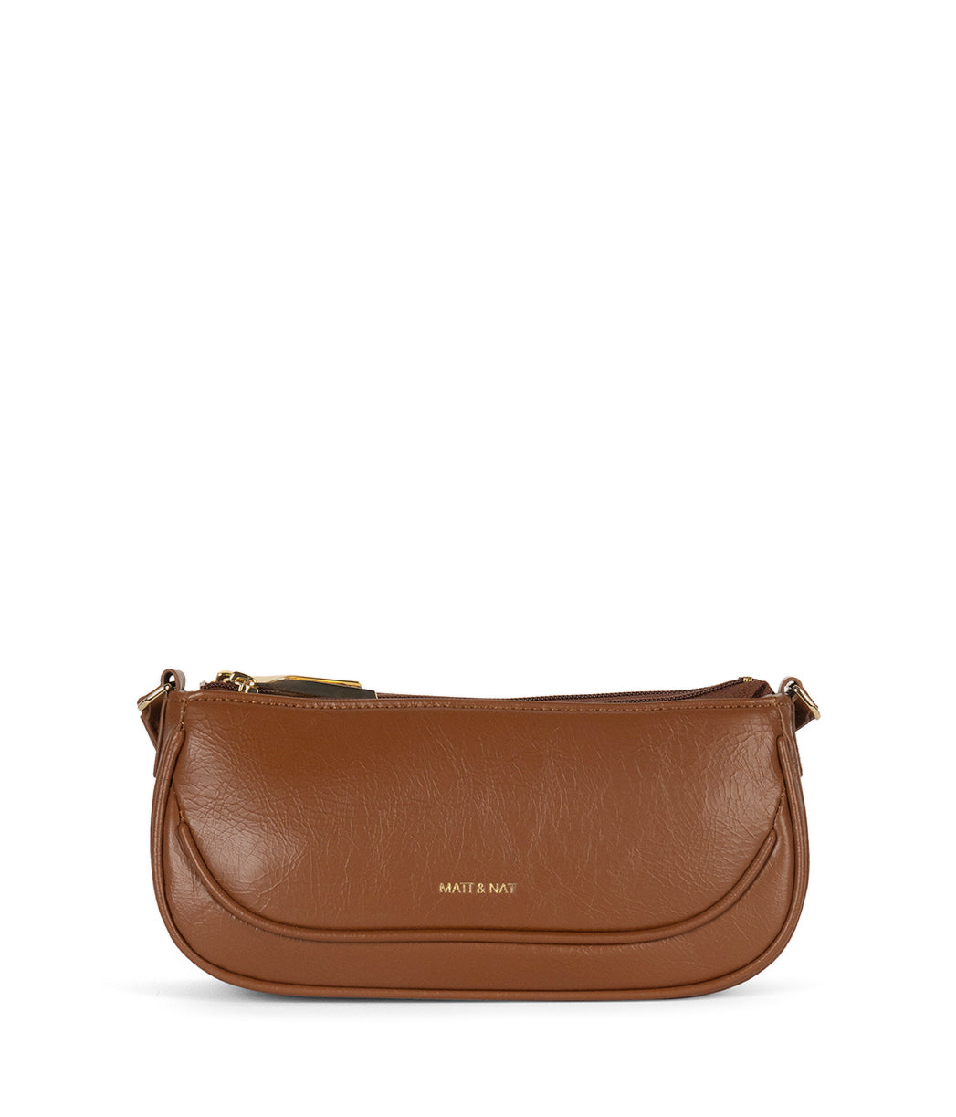 BUDDY Vegan Crossbody Bag – Theme | Color: Rust - variant::rust