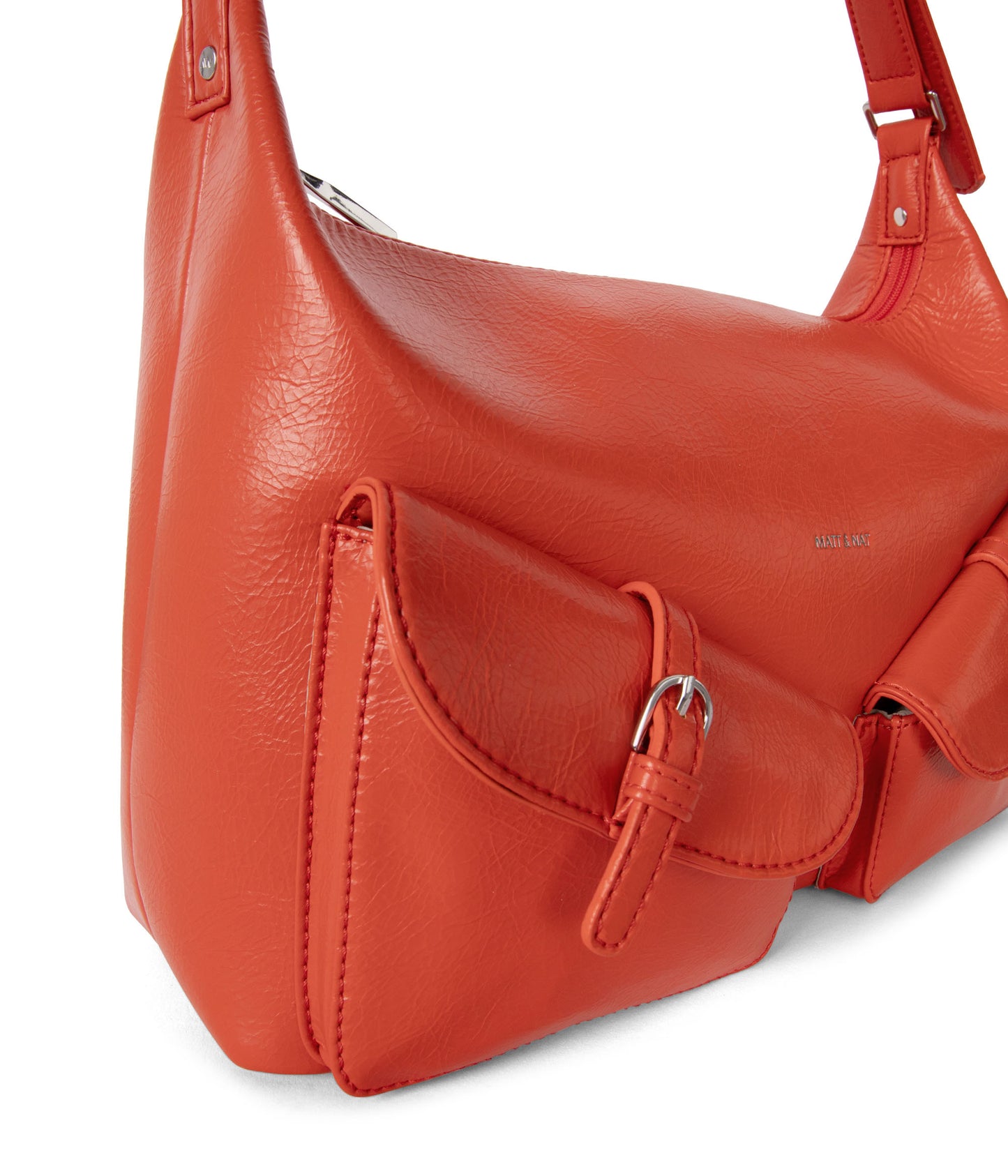 MALDA Vegan Shoulder Bag – Theme | Color: Tomato - variant::tomato