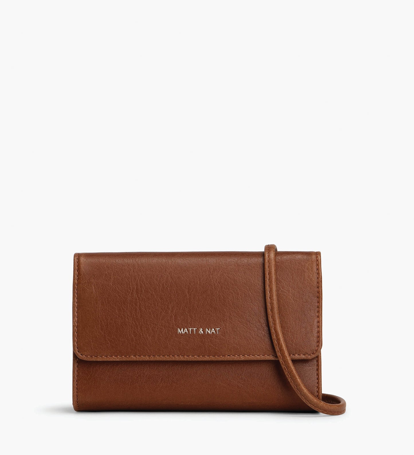 DREW Vegan Crossbody Bag - Vintage | Color: Brown - variant::chilim