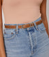 JULEP Women's Vegan Skinny Belt | Color: Grey - variant:koala