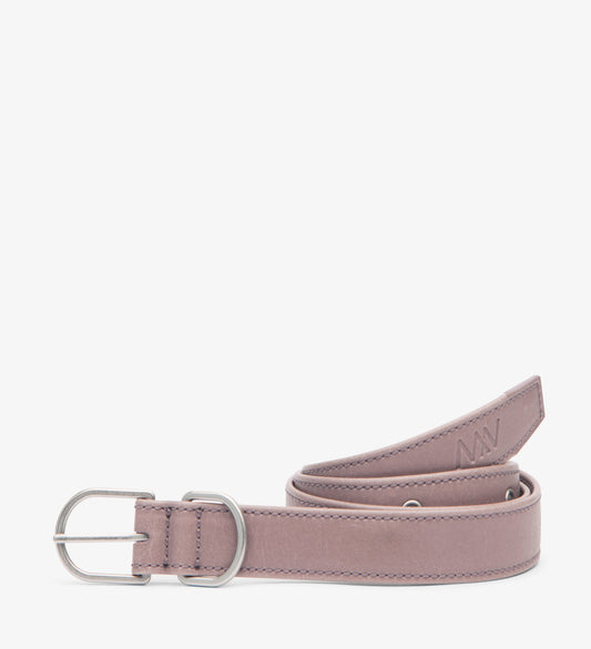 PARO Women's Vegan D-Ring Belt | Color: Pink - variant::orchid