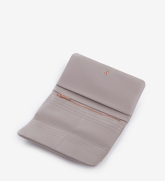 VERSO Vegan Wallet - Loom | Color: Grey - variant::fog