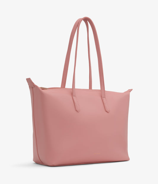 ABBI Vegan Tote Bag - Loom | Color: Pink - variant::lily