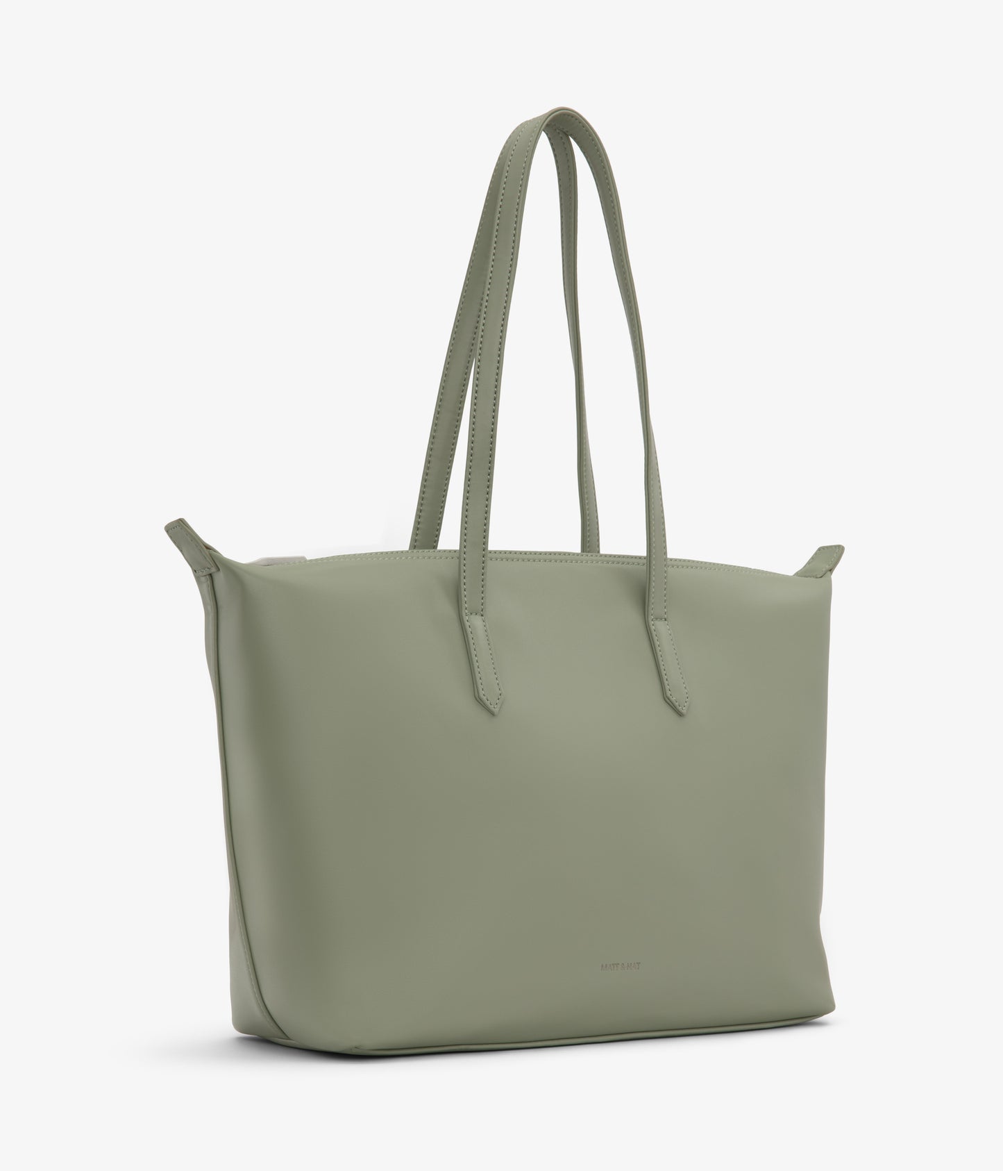ABBI Vegan Tote Bag - Loom | Color: Green - variant::pine