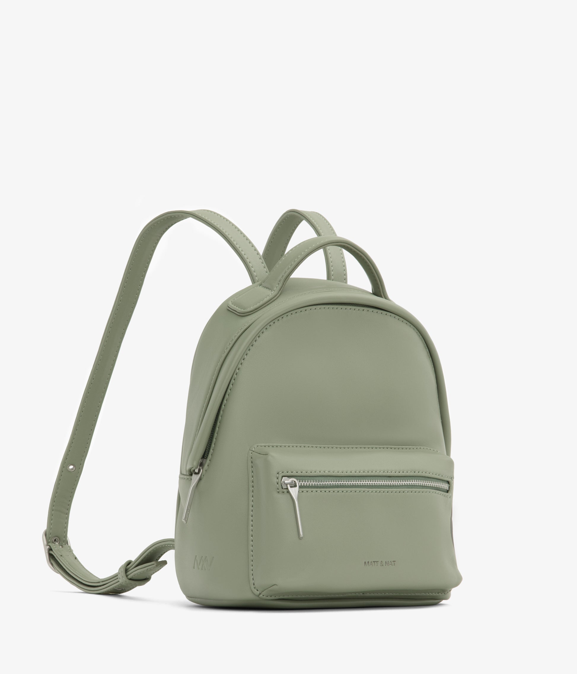 BALIMINI Vegan Mini Backpack - Loom | Color: Green - variant::pine