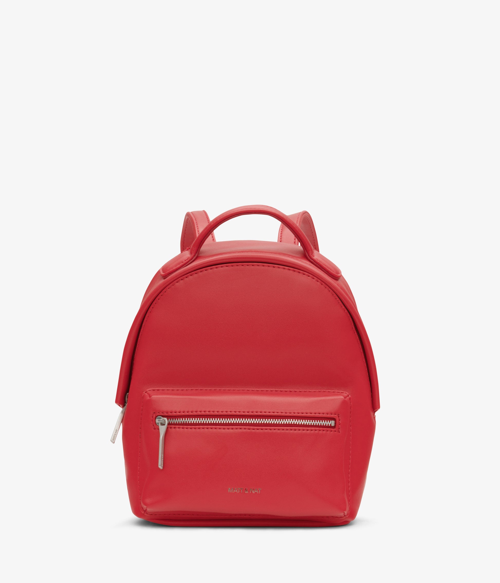 BALIMINI Vegan Mini Backpack - Loom | Color: Red - variant::pomegranate
