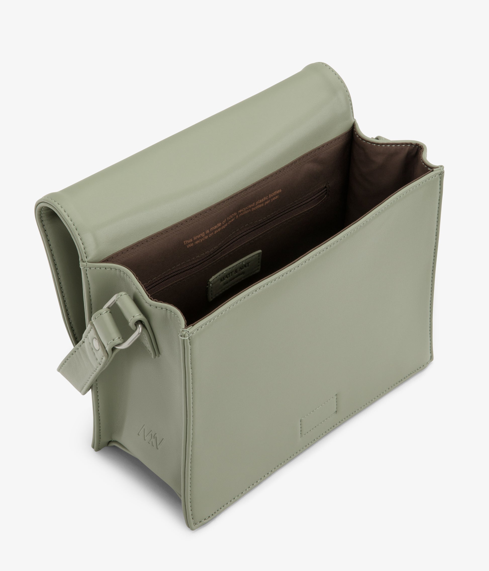 CALLA Vegan Crossbody Bag - Loom | Color: Green - variant::pine