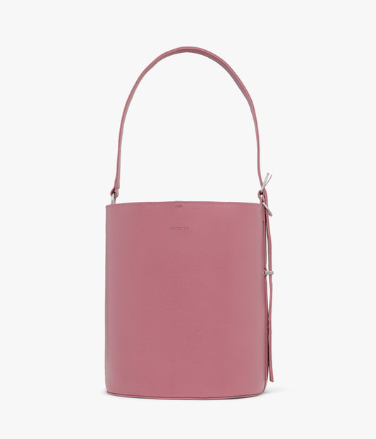 AZUR Vegan Bucket Bag - Vintage | Color: Pink - variant::berry