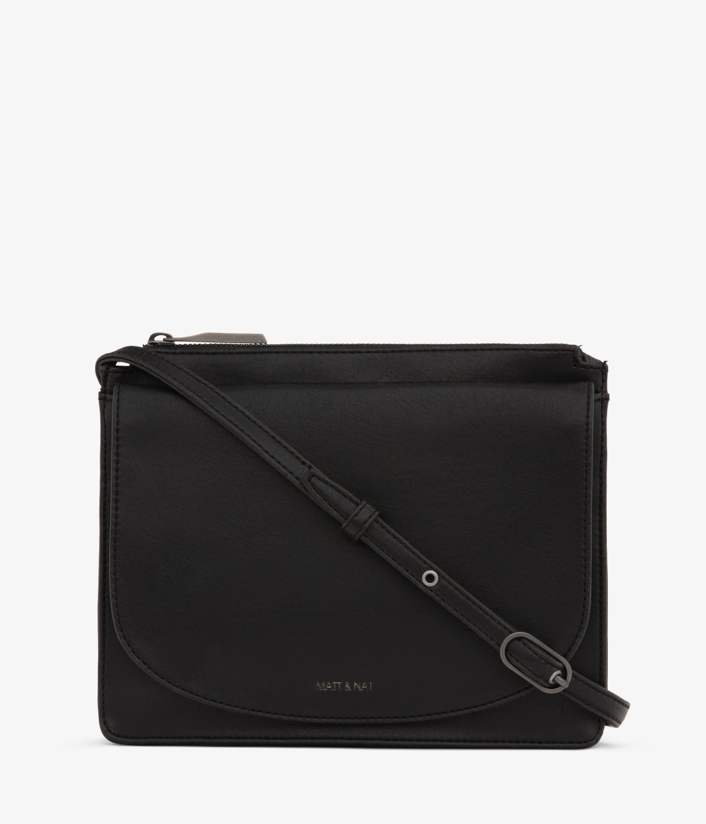 CASEY Vegan Crossbody Bag - Vintage | Color: Black - variant::black