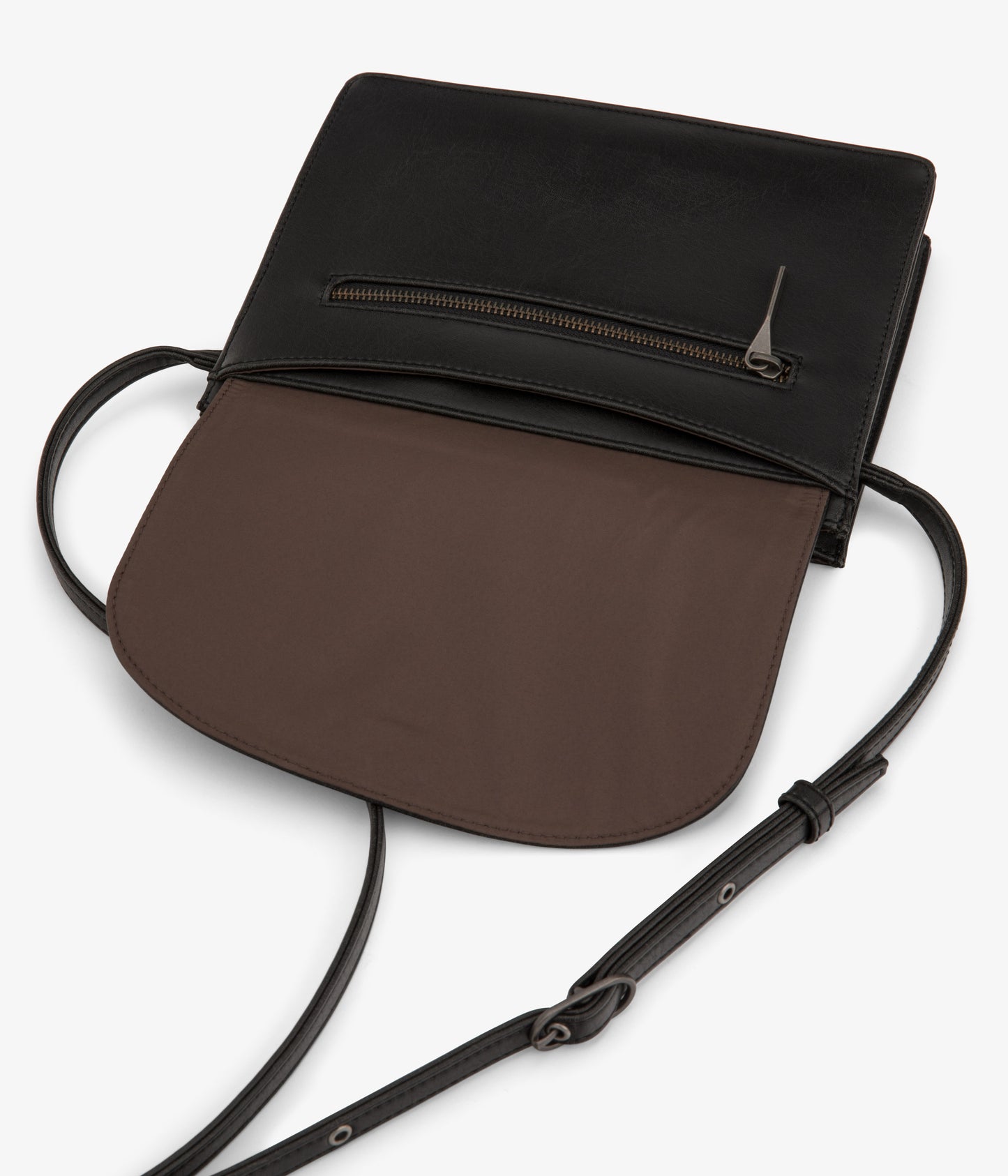 CASEY Vegan Crossbody Bag - Vintage | Color: Black - variant::black