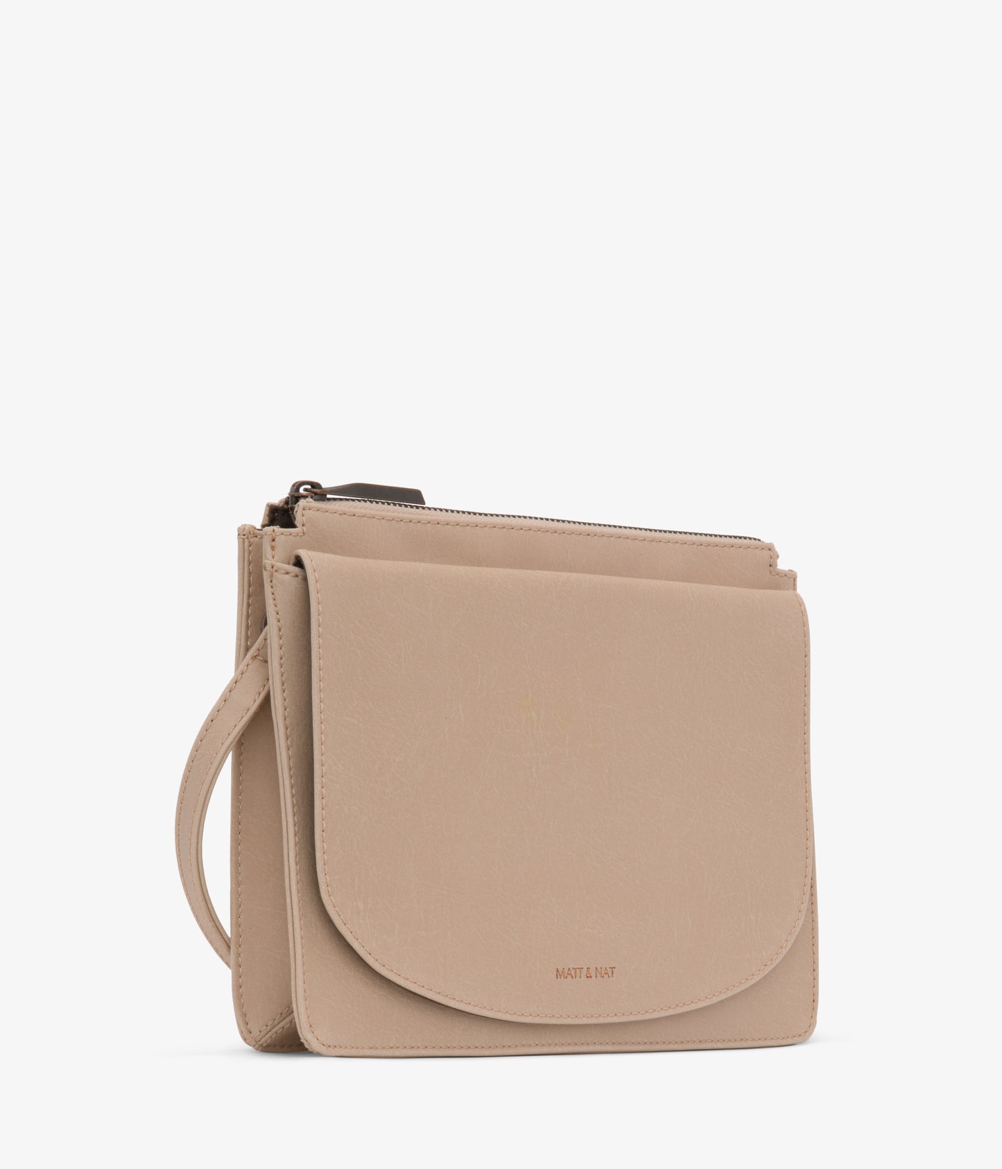 CASEY Vegan Crossbody Bag - Vintage | Color: Beige - variant::frappe