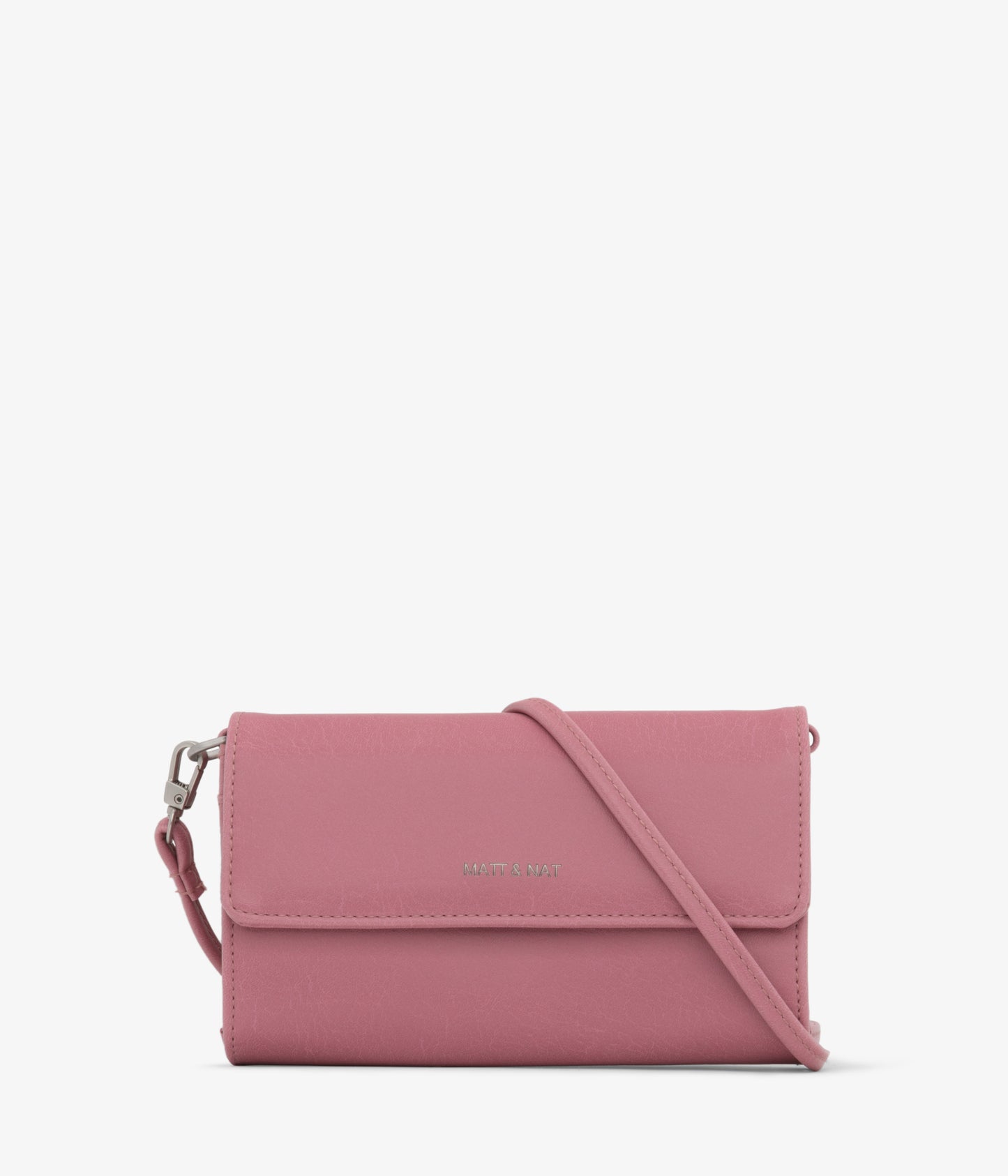 DREW Vegan Crossbody Bag - Vintage | Color: Pink - variant::berry