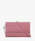 DREWLG Large Vegan Crossbody Bag - Vintage | Color: Pink - variant::berry
