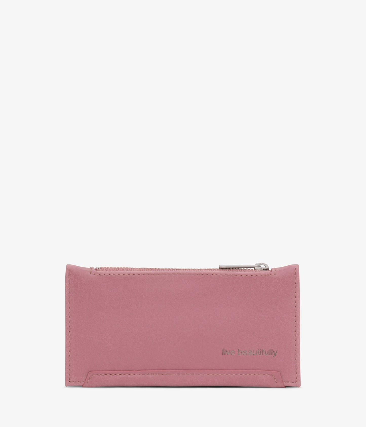 JESSE Slim Vegan Wallet - Vintage | Color: Pink - variant::berry