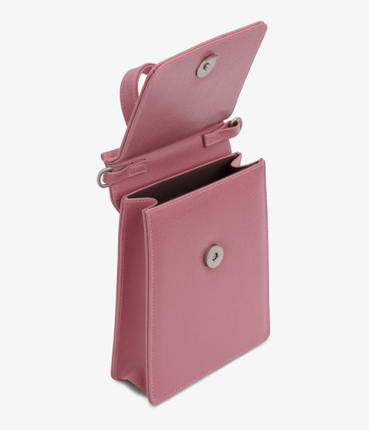 THESSA Vegan Crossbody Bag - Vintage | Color: Pink - variant::berry