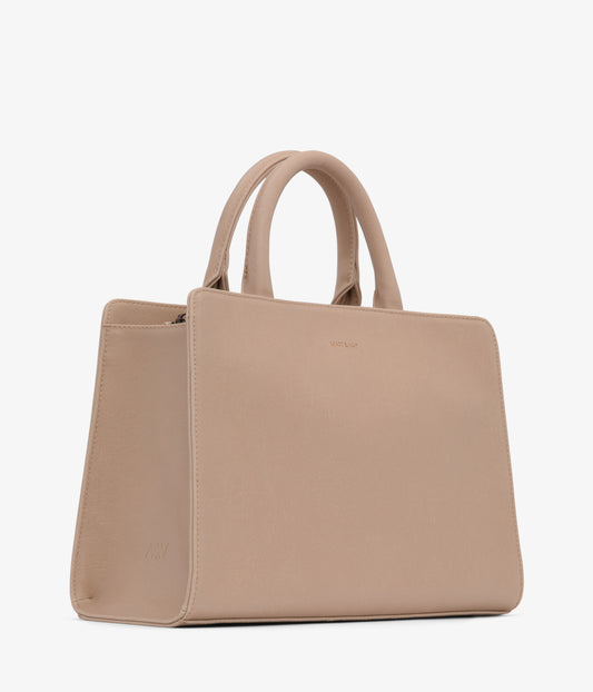 VON Vegan Satchel - Vintage | Color: Beige - variant::frappe