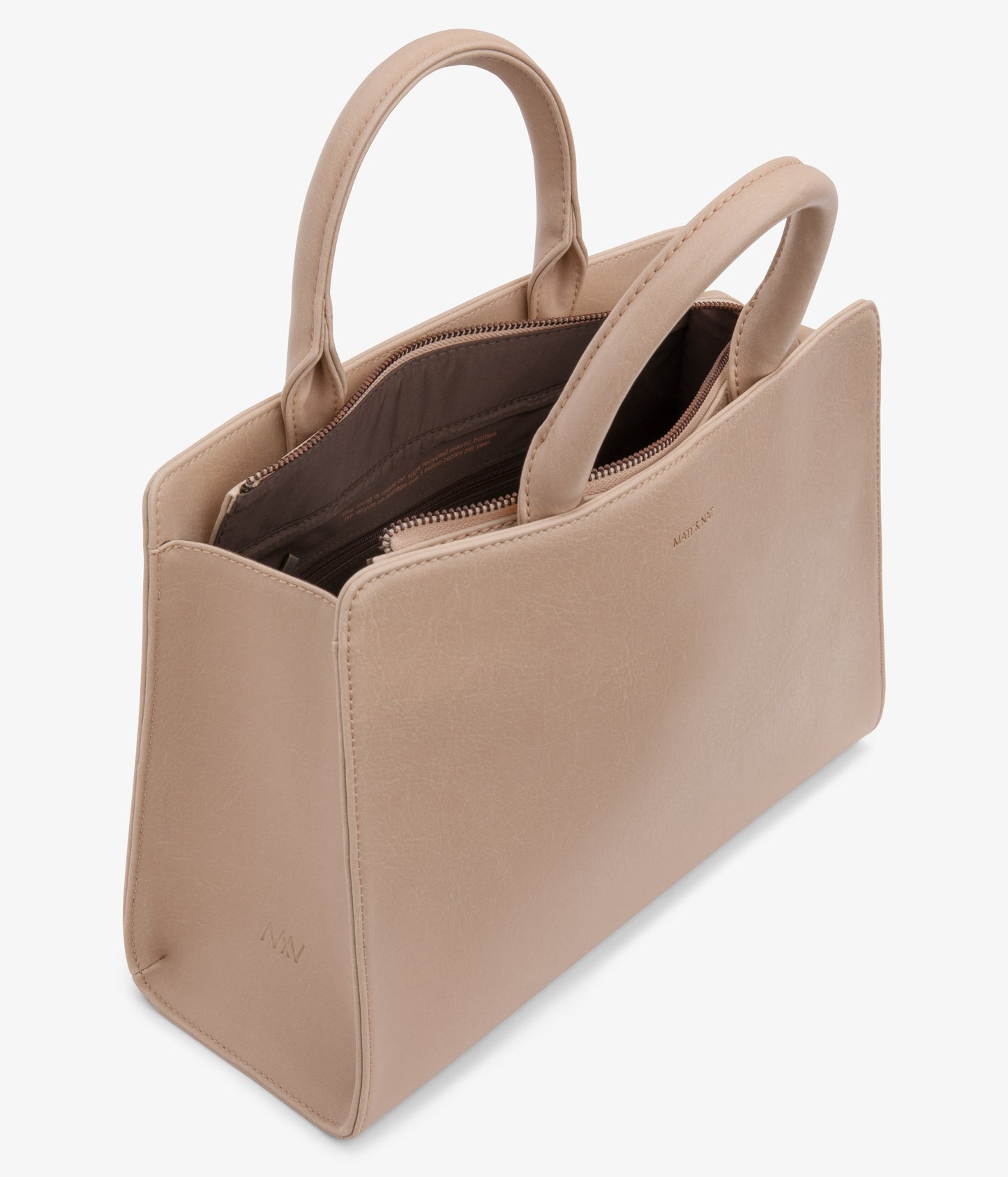 VON Vegan Satchel - Vintage | Color: Beige - variant::frappe