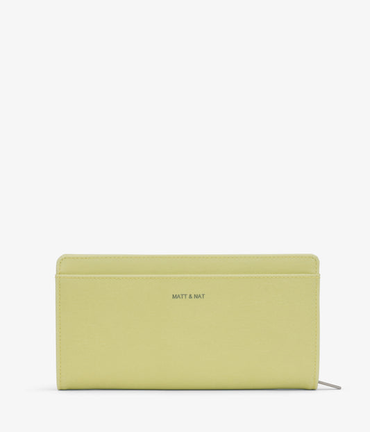 WEBBER Vegan Wallet - Vintage | Color: Green - variant::cactus