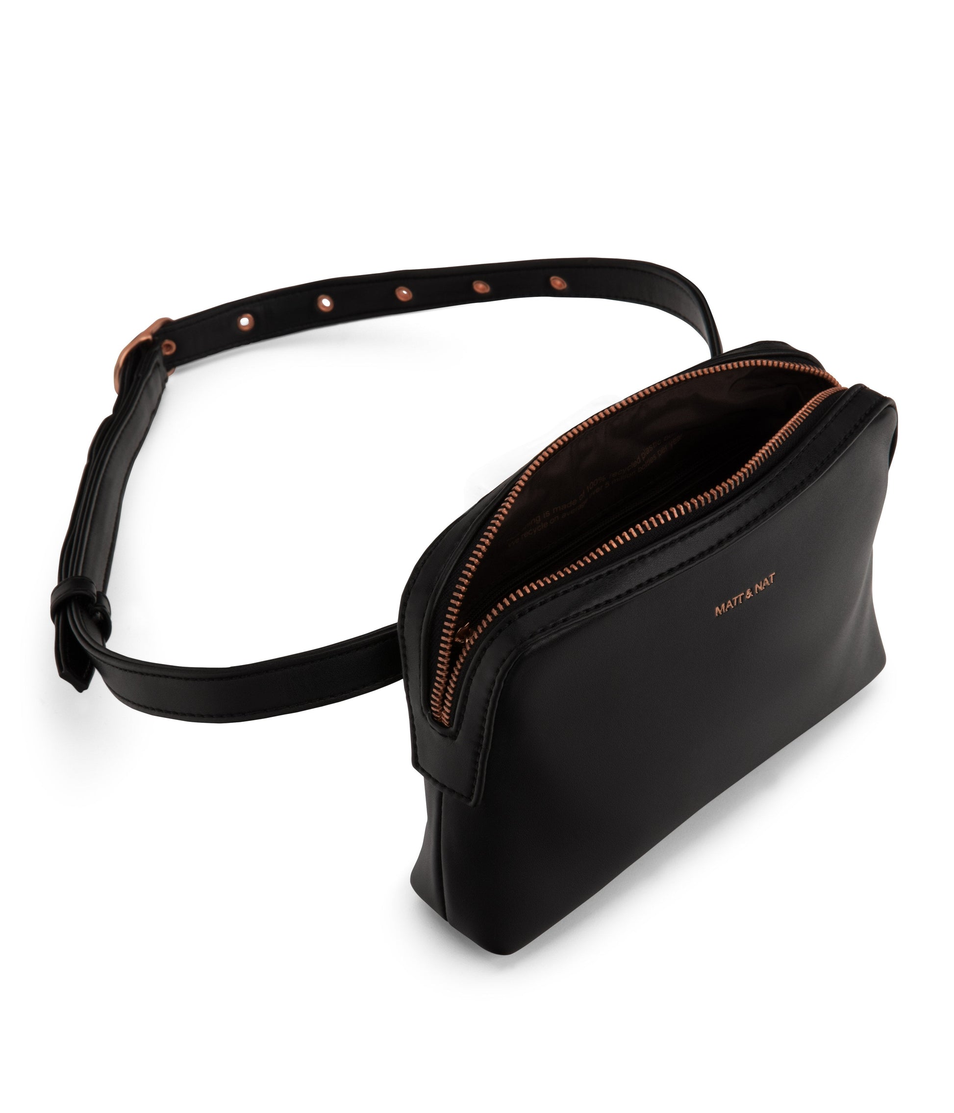 PARIS Vegan Belt Bag - Loom | Color: Black - variant::blackr