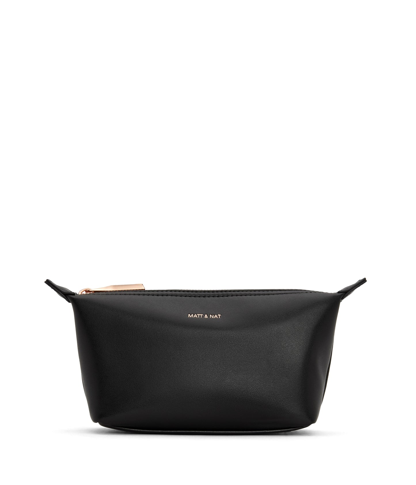 ABBI MINI Vegan Cosmetic Bag - loom | Color: Blackr - variant::black