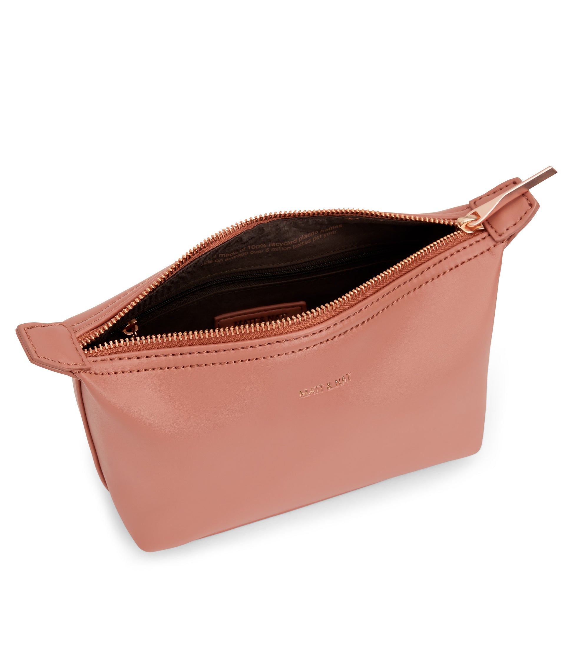 ABBI MINI Vegan Cosmetic Bag - loom | Color: Pink - variant::ombre