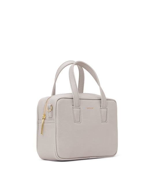 KENSISM Small Vegan Satchel - Vintage | Color: Grey - variant::pearl