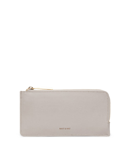 SEVA Vegan Wallet - Vintage | Color: Grey - variant::pearl