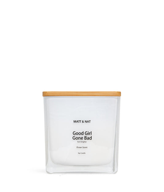 Good Girl Gone Bad Large Soy Candle | Color: White - variant::white